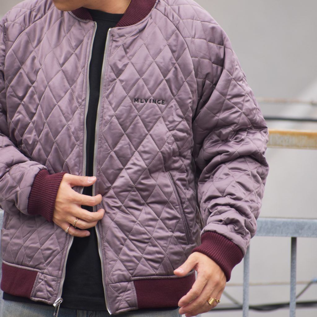 MLVINCE QUILTED SOUVENIR JACKET / BROWN | www.innoveering.net