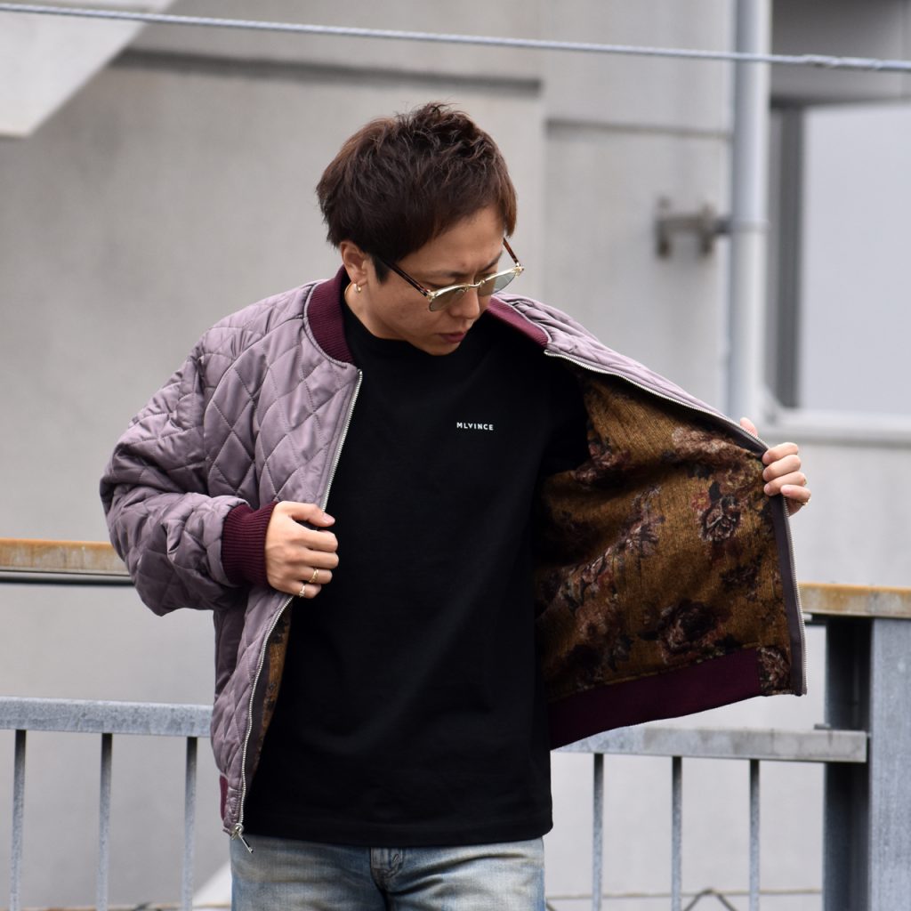 MLVINCE QUILTED SOUVENIR JACKET / BROWN | www.innoveering.net