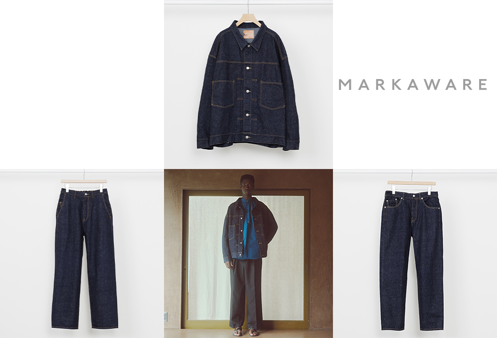 MARKAWARE(マーカウェア)23SS/春夏 新型デニムジャケット＆デニム