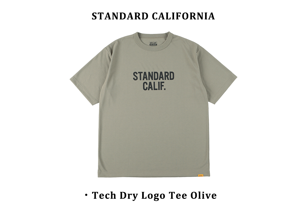 スタンダードカリフォルニア Tech Dry T オリーブ Mサイズ