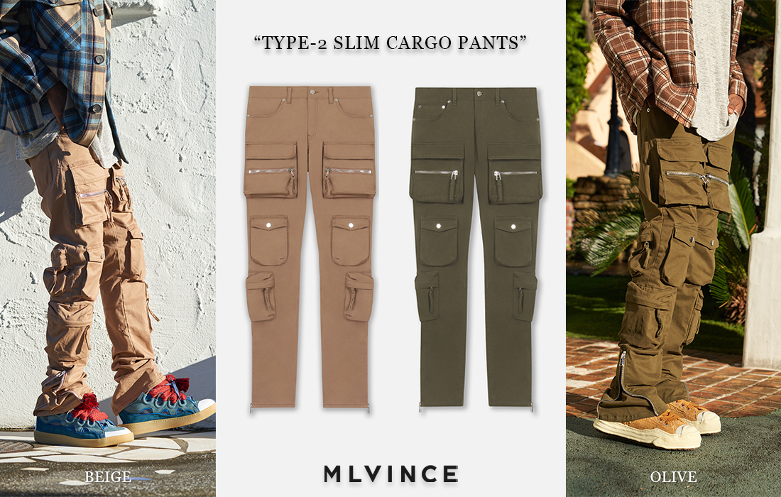 MLVINCE CARGO PANTS カーゴパンツ ブラック-