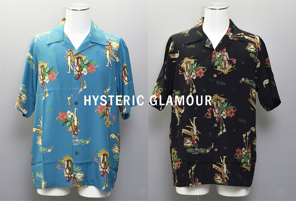 HYSTERIC GLAMOUR (ヒステリックグラマー)から新作のアロハシャツが