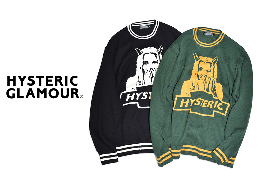 HYSTERIC GLAMOUR (ヒステリックグラマー) 23AW/秋冬 新作のニットが 