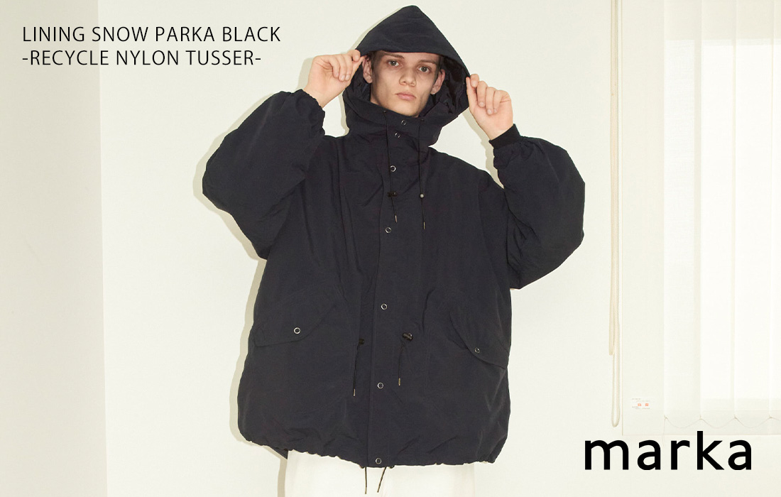 marka(マーカ)23FW/秋冬 ライニングスノーパーカーが発売