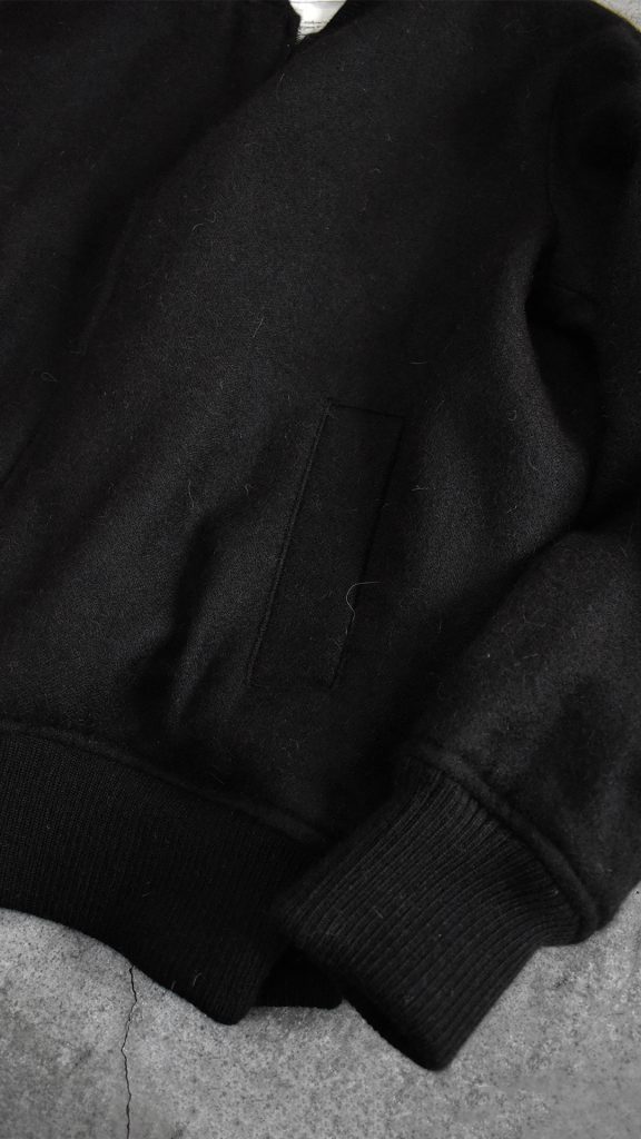 MARKAWARE (マーカウェア)23AW/秋冬
ALPACA SPORTS JACKET BLACK -NATURAL BLACK ALPACA DOUBLE CLOTH-

