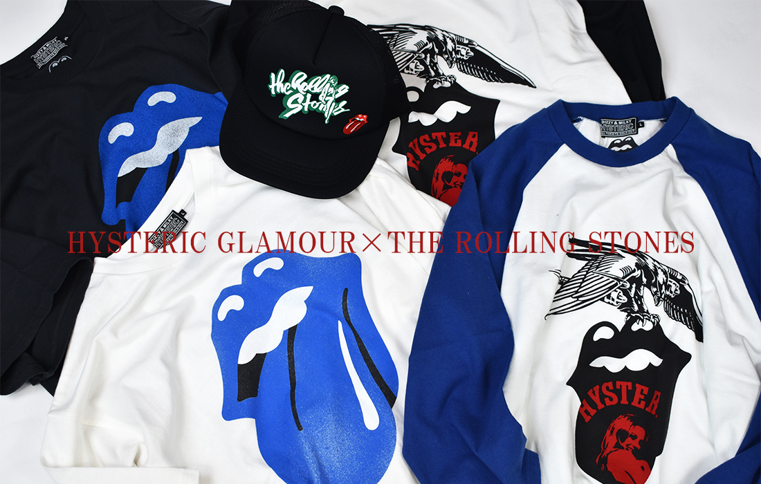 HYSTERIC GLAMOUR THE ROLLING STONES TシャツブラックLサイズ
