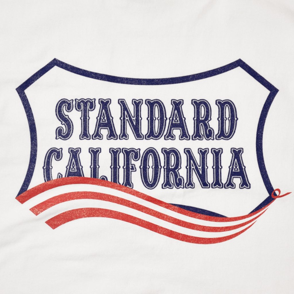 STANDARD CALIFORNIA (スタンダード カリフォルニア)｜SD Heavyweight Shield Logo T July 4th