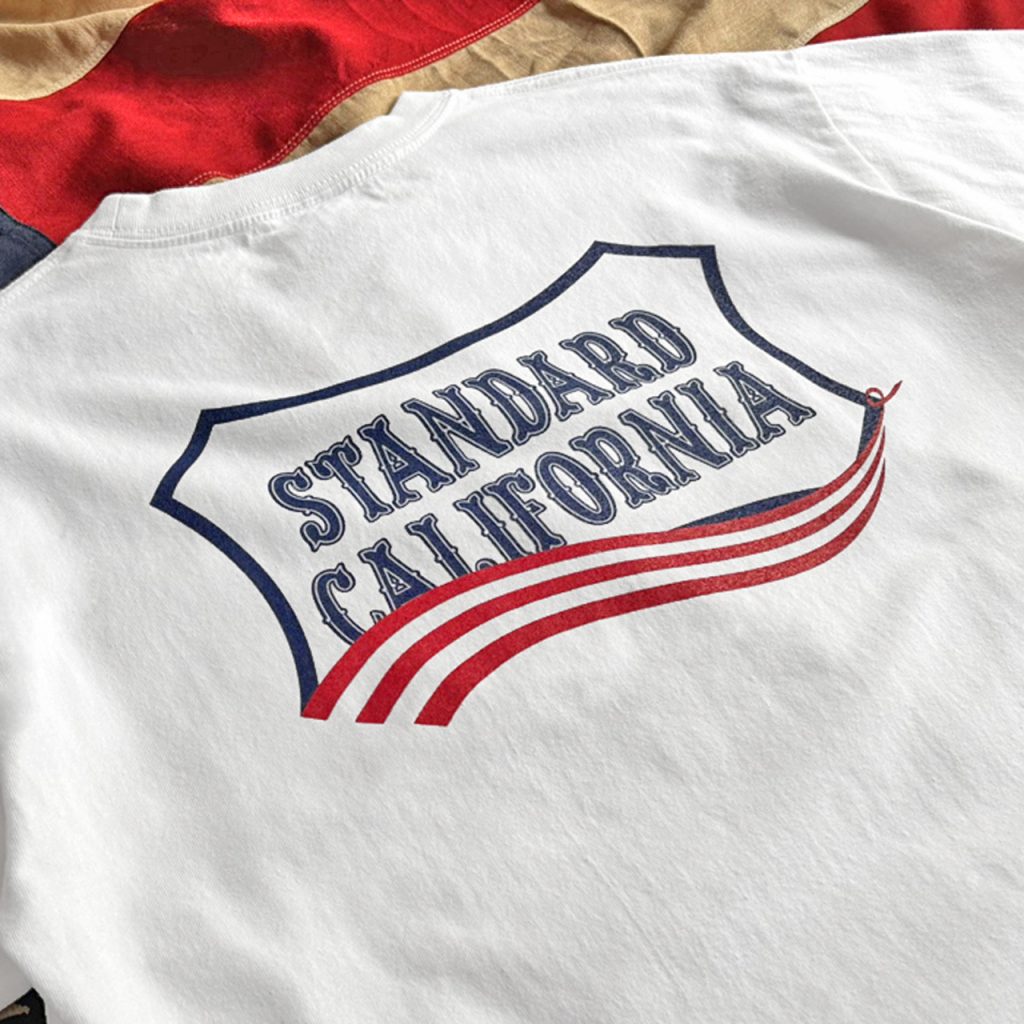STANDARD CALIFORNIA (スタンダード カリフォルニア)｜SD Heavyweight Shield Logo T July 4th